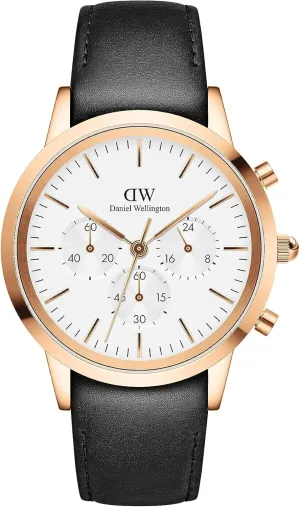 - 42mm Case, Japanese Quartz Movement, Stainless Steel or Leather Strap, Water Resistant, stark reflection Analog Watch for Men Daniel Wellington Iconic Chronograph Men??s Watch 
