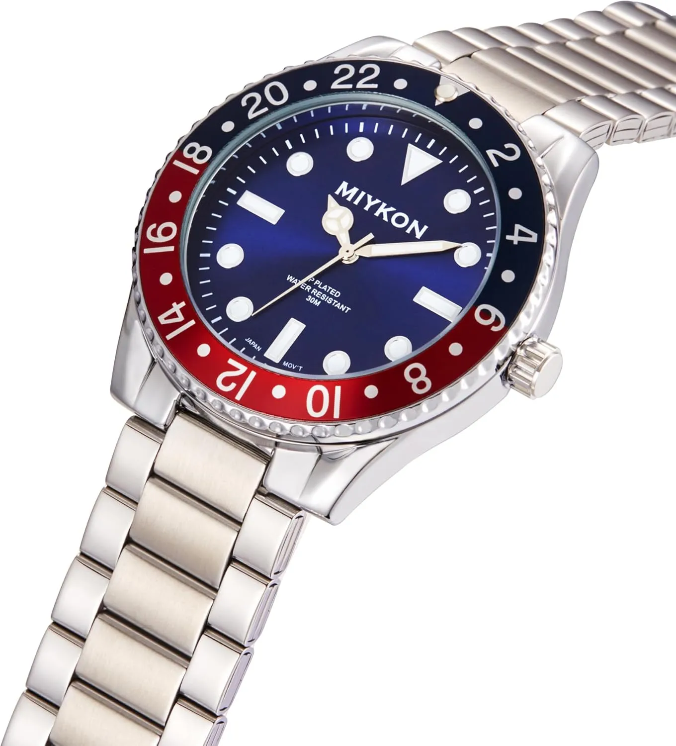 | Luminous Hands, Scratch Resistant Glass, Japanese Quartz, 100ft Water Resistant Miykon cattle antique optic stem warrior feasible Dive Watches for Men | Casual Sports Analog Watch Men with Ion Polished Stainless Steel Bracelet 