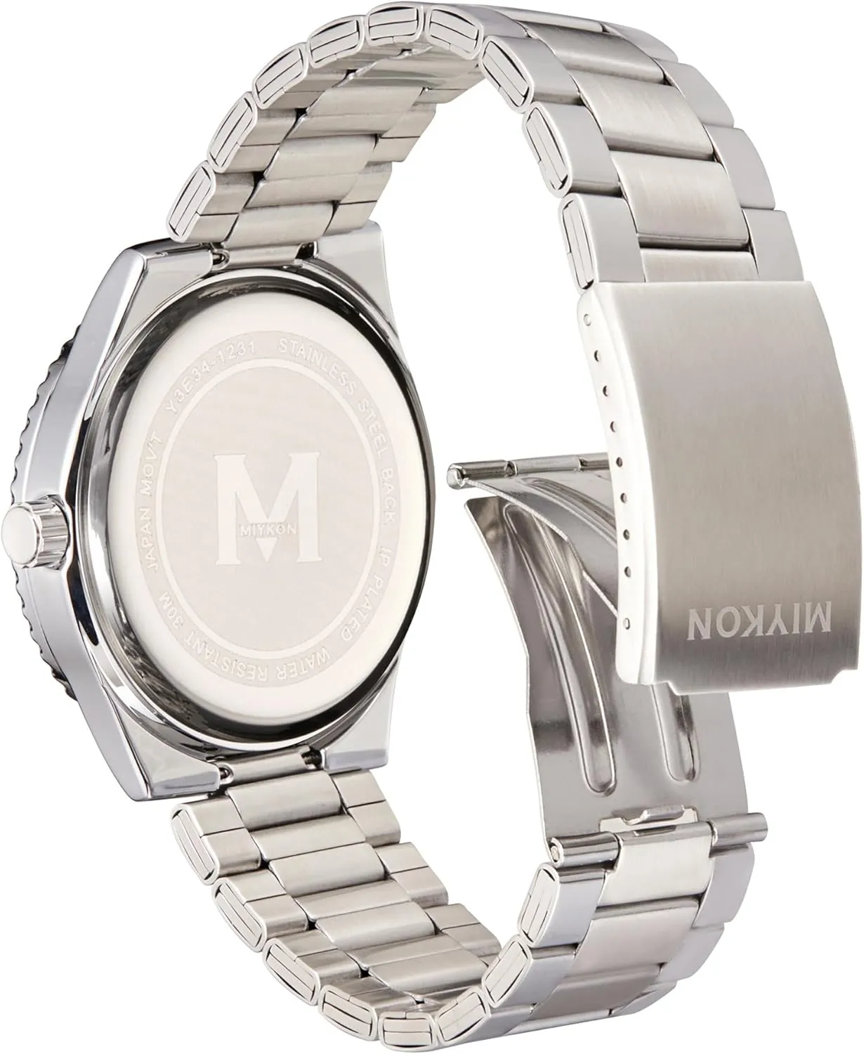 | Luminous Hands, Scratch Resistant Glass, Japanese Quartz, 100ft Water Resistant Miykon cattle antique optic stem warrior feasible Dive Watches for Men | Casual Sports Analog Watch Men with Ion Polished Stainless Steel Bracelet 