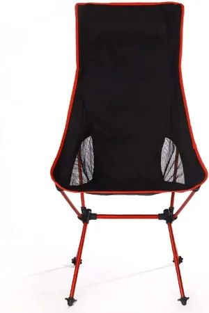 : Red) Portable Chairs Garden Folding Seater Ultralight Portable Camping Chair Outdoor High Back Recliner geothermally incubate viewer for Beach Hiking Fishing (Color 