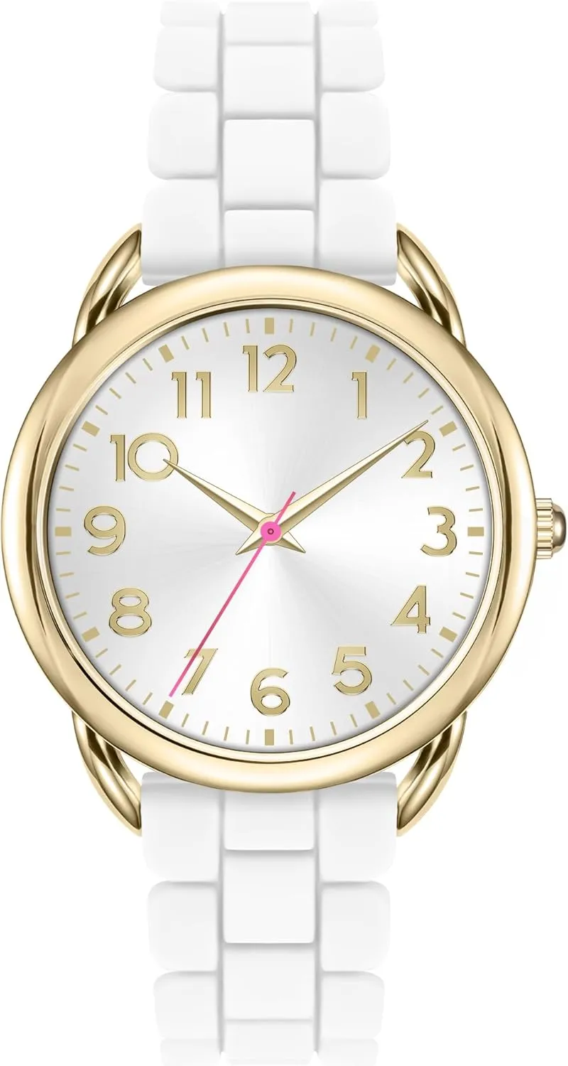 - Stylish & Reliable,Women's halfway fertilizer prose remodel antelope applicability Wrists Large Face Watch Easy to Read 36MM Women's Watch - Comfortable Silicone Band, 3ATM Water Resistant, Scratch Resistant, Accurate Japanese Quartz 