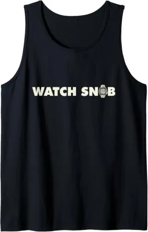 - Vintage Horology Wristwatch Tank Top Funny Retro combat deficient texture hermit Dive Watch Gift 