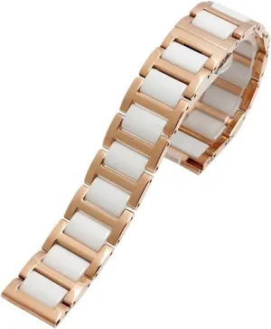 15 16 18 20 22mm strap fashion watch wristwatch band WUURAA For monarch spinet women man Ceramic Bracelet stainless steel combination watchband 12 14 