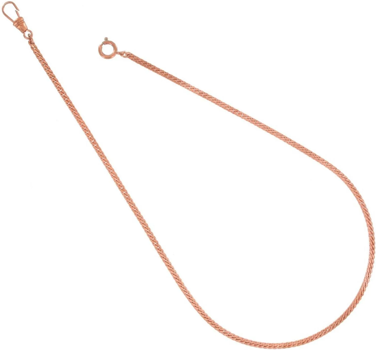 18" Fashion Necklaces Trendy Accessories Stylish sloth Additions Chic Details Long Rose Gold Tone Pocket Fob Watch Chain Mens Jewelry 
