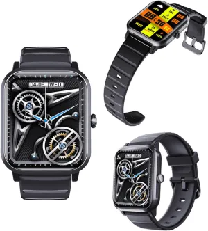 1.9" Activity Tracker Sleep Tracker Fitness and Sports F330608,Black 2025 Smart Watch construction constrict - Watch That Monitors Bp 