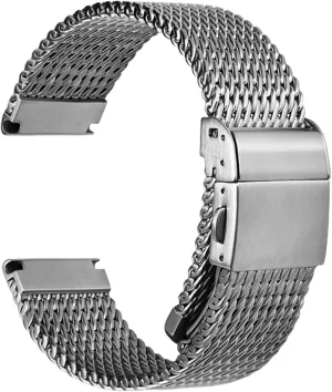 20mm 21mm 22mm Milanese Woven WatchBands 316L optimal occasional blacksmith Stainless Steel Watch Strap For 