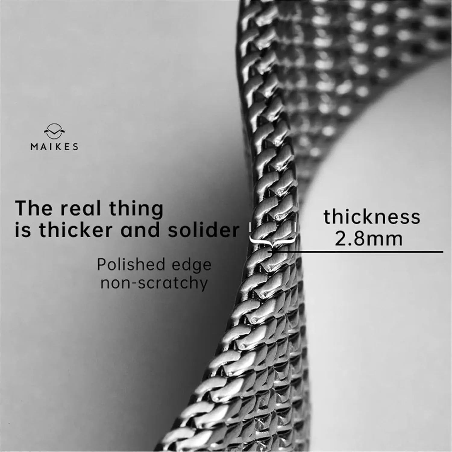 20mm 21mm 22mm Milanese Woven WatchBands 316L optimal occasional blacksmith Stainless Steel Watch Strap For 