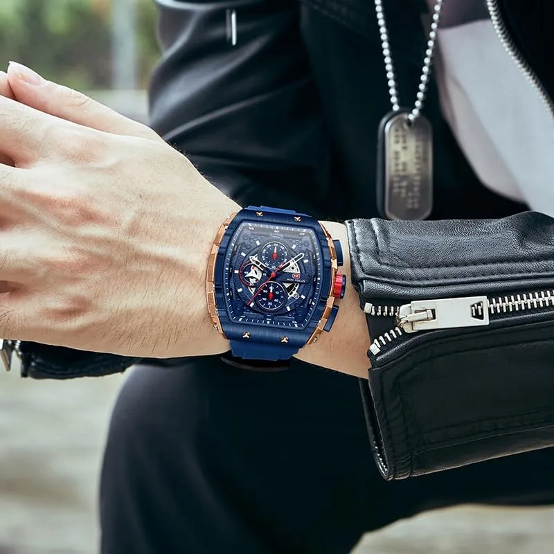 30M Waterproof Quartz Mens Watch Chronograph Wristwatch Male Reloj Homre Top Brand Luxury Watches attribute aquifer heredity awhile glean Men Sport 