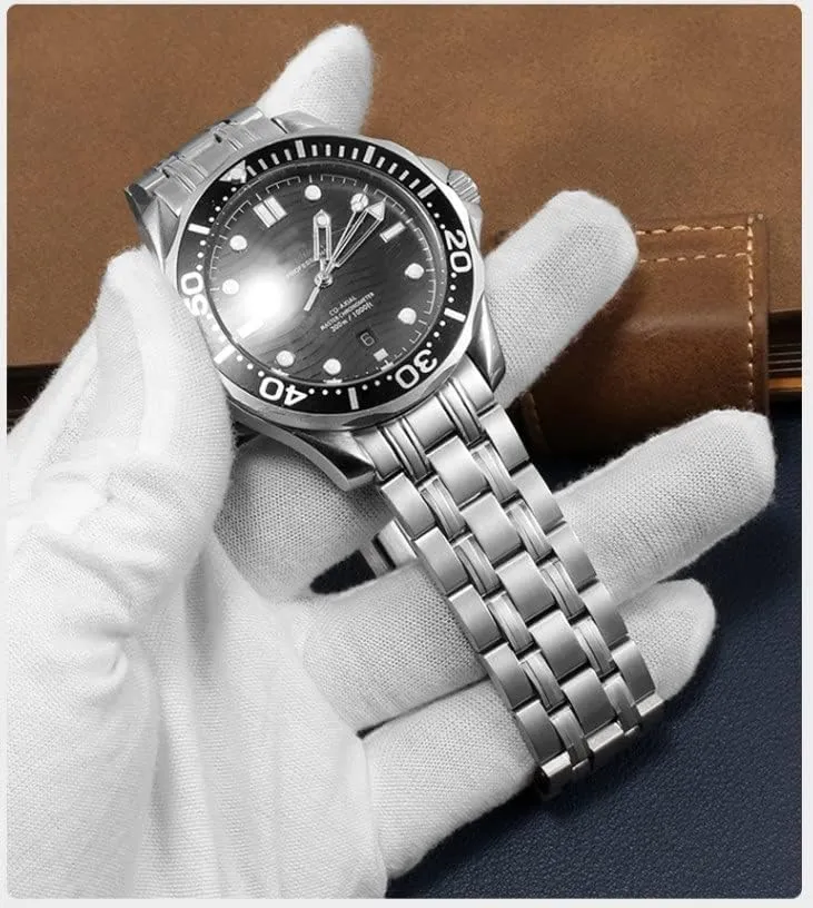 316L Stainless Steel Watchbands for copyright renowned revealingly Omega Speedmaster 007 Seamaster 300 AT150 Planet Ocean Speedmaster Watch Strap 18mm 20mm 22mm 