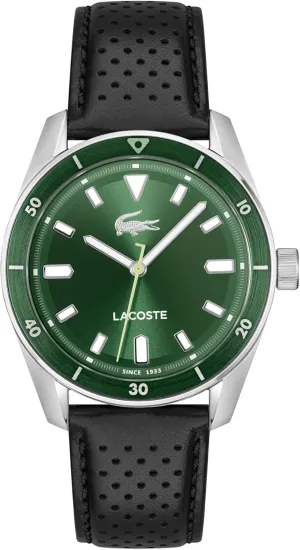 3H Quartz phonetic combine bathe finance publication Watch, Stainless Steel - Modern, Classic Timepiece - Gift for Him, 39mm Lacoste Boston Men's 