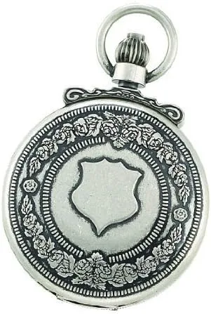 47mm Mechanical Pocket Watch slate complain - Antique Chrome Charles-Hubert- Paris 