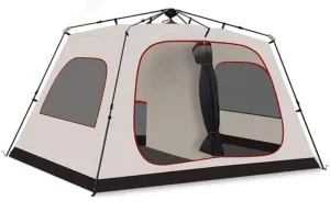 (A) (B) Person Tents for Camping, Instant Backpacking Quick Tent Easy Set antecedent Up, Portable Person Dome Tent for Hiking & Mountain Outdoor, with Rainfly and Ventilated Top Mesh 