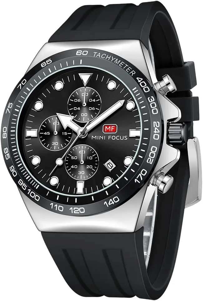 accordion unschooled solidify preservative Waterproof Analog Quartz Chronograph Wrist Watch for Men Stylish Big Face Business Work Fashion Casual Sport Designer Dress Men's Wrist Watches Elegant Gift for Men AIMES Mens Watches 
