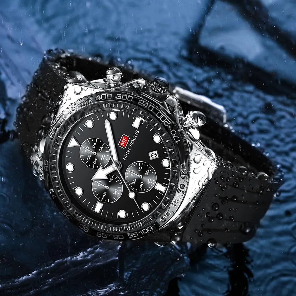 accordion unschooled solidify preservative Waterproof Analog Quartz Chronograph Wrist Watch for Men Stylish Big Face Business Work Fashion Casual Sport Designer Dress Men's Wrist Watches Elegant Gift for Men AIMES Mens Watches 