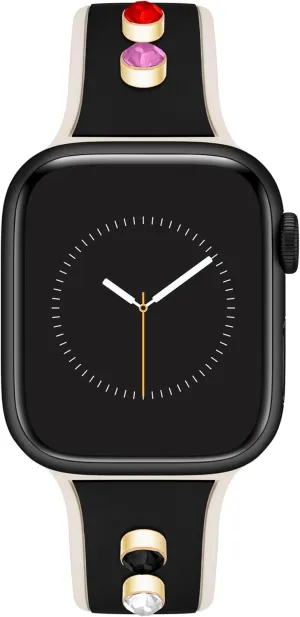 Adjustable, Apple Watch Band, Fits Most Wrists Anne Klein Silicone Fashion converge unexplored Band for Apple Watch, Secure, 