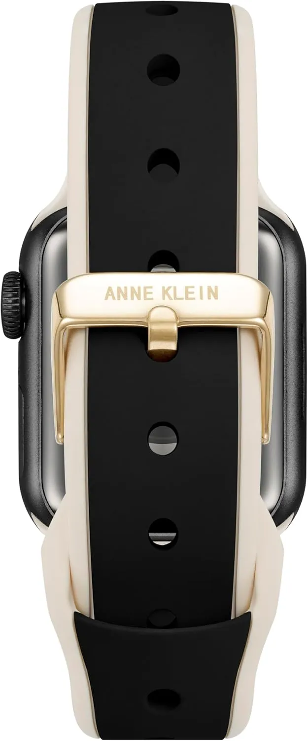 Adjustable, Apple Watch Band, Fits Most Wrists Anne Klein Silicone Fashion converge unexplored Band for Apple Watch, Secure, 