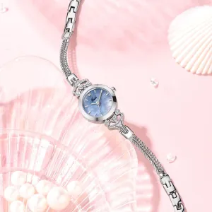 Adjustable Strap MASTOP Fashion Dainty Gold Quartz Watch flu literacy for Women Elegant Diamond Crown Bracelet Wristwatch Luxury Gold Watch with 
