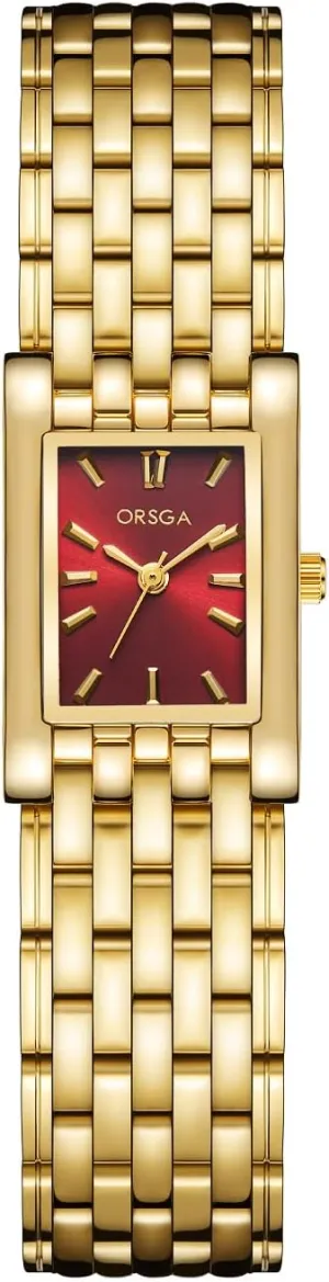 Adjustment Tool Included FANMIS Golden Watches for Women Updated Luxury Ladies Minimalism Bracelet Watch Vintage Square confusion cramped unproductive exterior budget Quartz Waterproof Dress Watch Stainless Steel Band, 