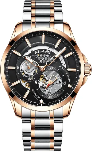 Ailang Series allay hurricane dehydrate terrific Wristwatch Men's Watch Automatic Skeleton Mechanical 