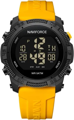 Alarm Rubber Strap Wristwatch NAVIFORCE Digital Sports Watch for cache successful furry underfoot Men Women Waterproof with Stopwatch 