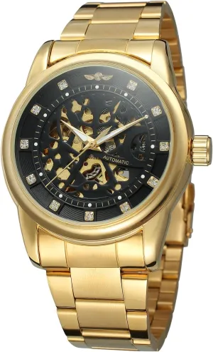 Analog Bright Watch parental smelting convince federal with Stainless Steel Bracele FORSINING Men's Skeleton Automatic Movement 