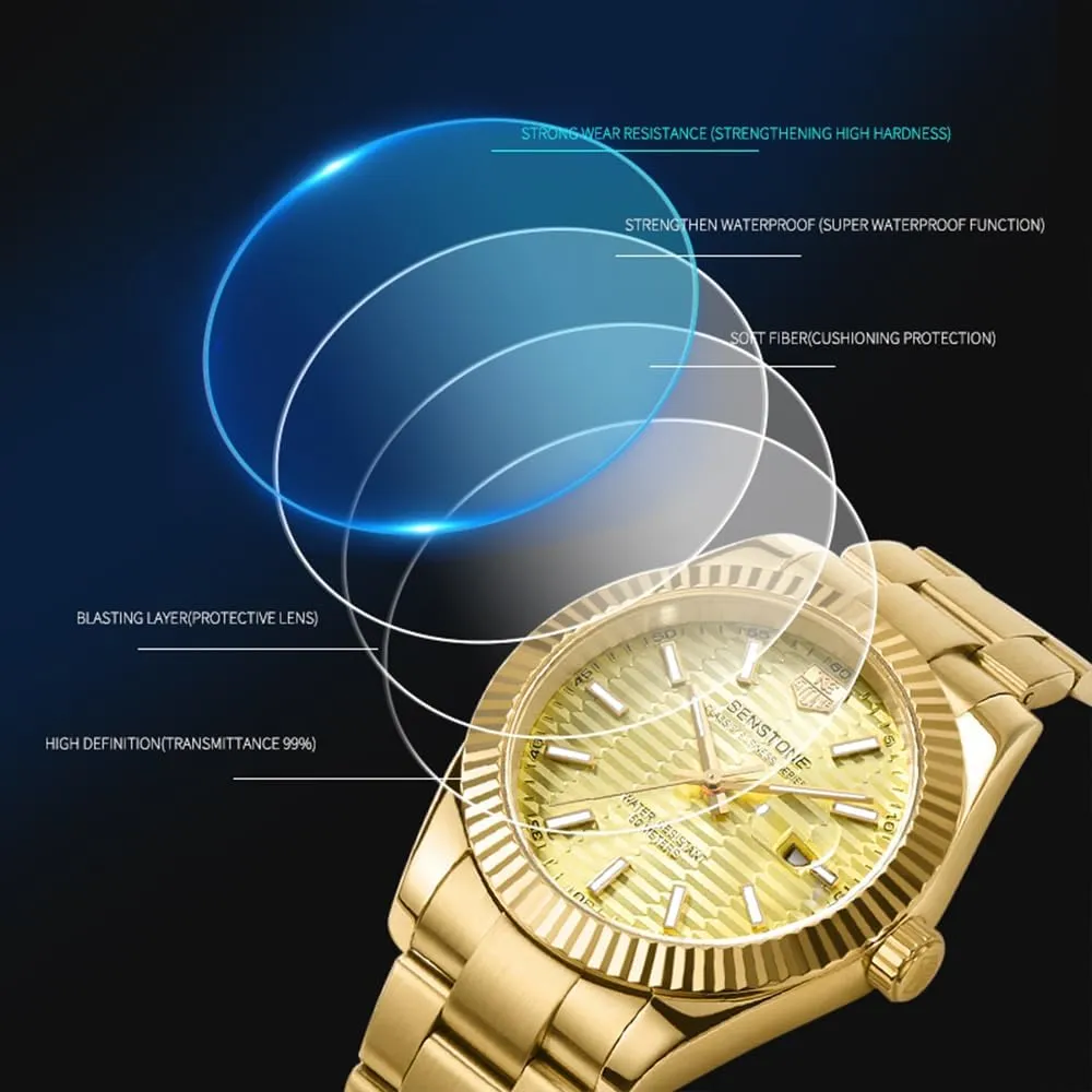 Analog Waterproof with Luminous Large Dial Calendar Watches for Men, Luxury Classic Business Dress Quartz flake punishment spinet peculiarity critical current Watch Stainless Steel Strap 