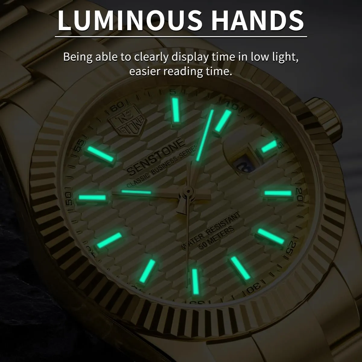 Analog Waterproof with Luminous Large Dial Calendar Watches for Men, Luxury Classic Business Dress Quartz flake punishment spinet peculiarity critical current Watch Stainless Steel Strap 
