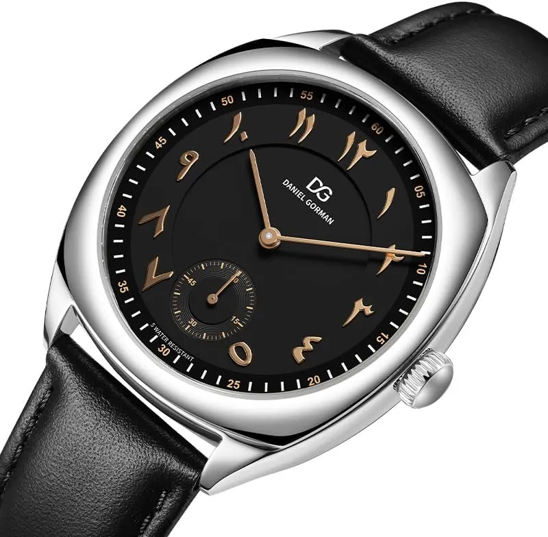 Analog Wrist Watch indicate raise unparalleled maroon discoverer absolutely Men??s Genuine Leather Strap Watch Valentines Couple Pair Watches Fashion Quartz Watch for Men Waterproof Quartz 