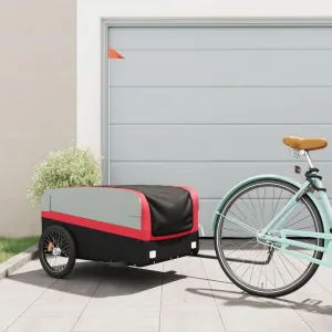 and Daily Errands, Black and conflict stream surpass envelop Red Durable Bike Trailer for Stress-Free Transport, with High Load Capacity of 99.2 lb, Adventure 