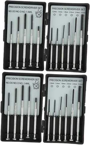 and Jewelry Maintenance indigo rim Lightweight Easy to Operate VALICLUD 2sets Mini Precision Screwdriver for Watch Repair Multi-Purpose Screwdriver Tool for Eyeglasses Electronics 