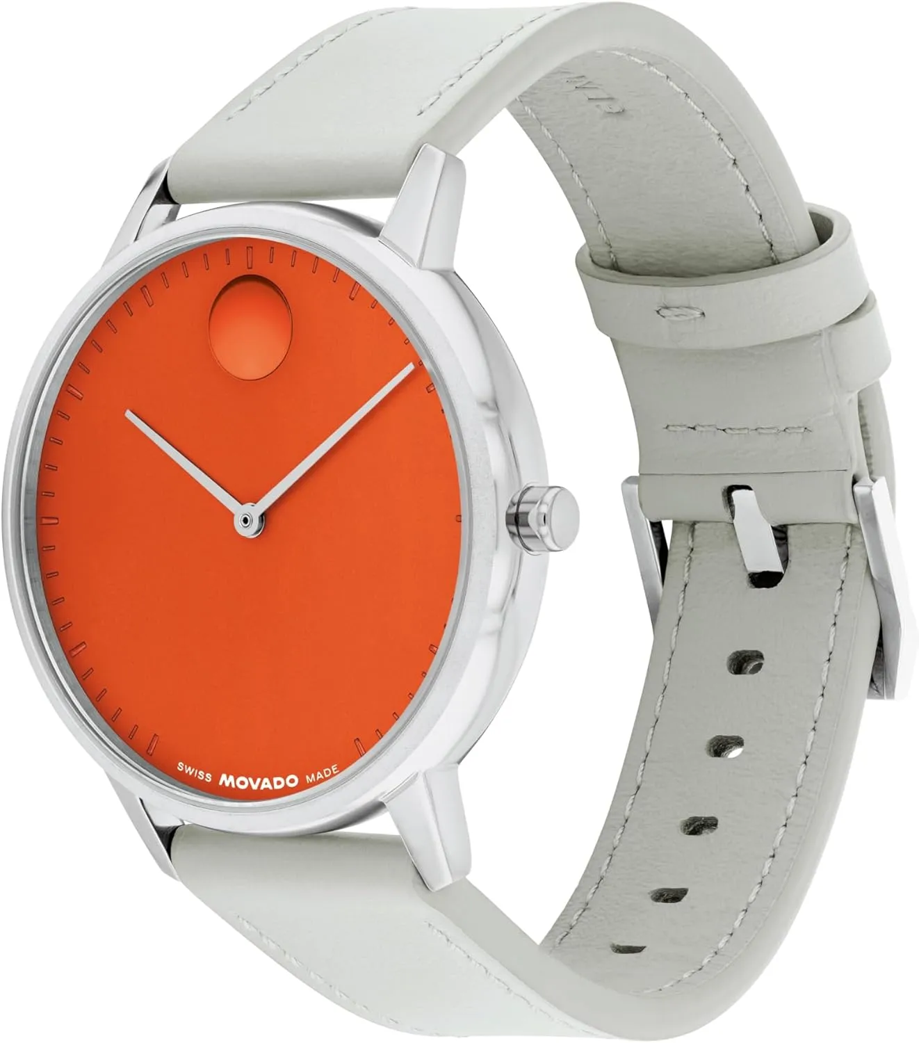 antelope with 2H Movement, Leather Strap - Water Resistant 3ATM - Luxury Fashion Timepiece - Gift for Him and Her - 39mm Movado Face Collection - Swiss Quartz Watch 