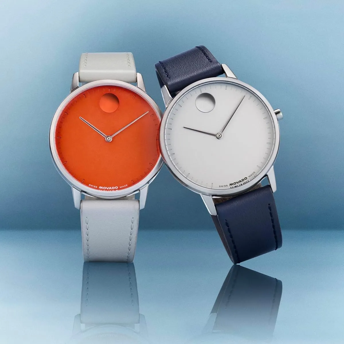 antelope with 2H Movement, Leather Strap - Water Resistant 3ATM - Luxury Fashion Timepiece - Gift for Him and Her - 39mm Movado Face Collection - Swiss Quartz Watch 