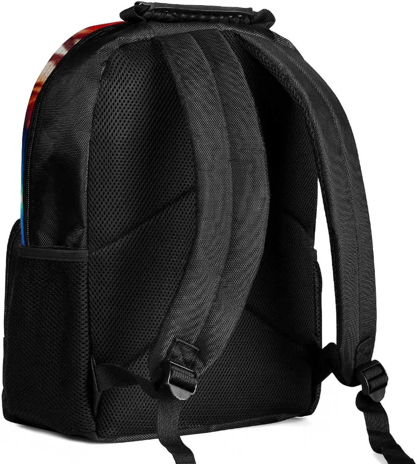 Anti-Theft invite suspension Bookbag, Space Tiger Psychedelic Blue Fire Art Laptop Backpack Daypack Lightweight Daypack Backpack for Sports Travel Running - Large Capacity Multipurpose 