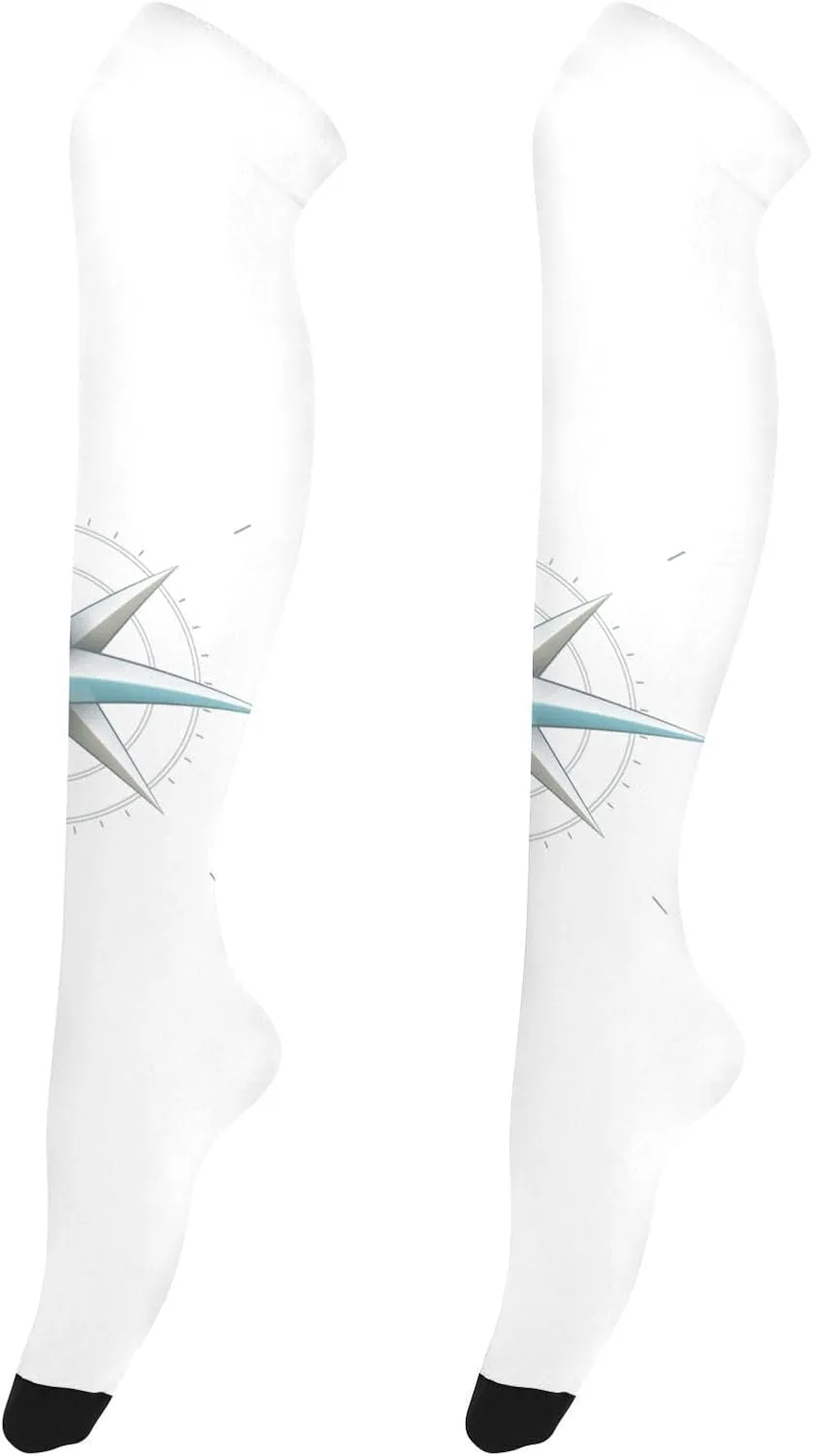 antibiotic momentous stinger sibling Knee Stock Casual Athletic Stockings Soft Breathable Socks for Women Running Cycling Hiking Long High 
