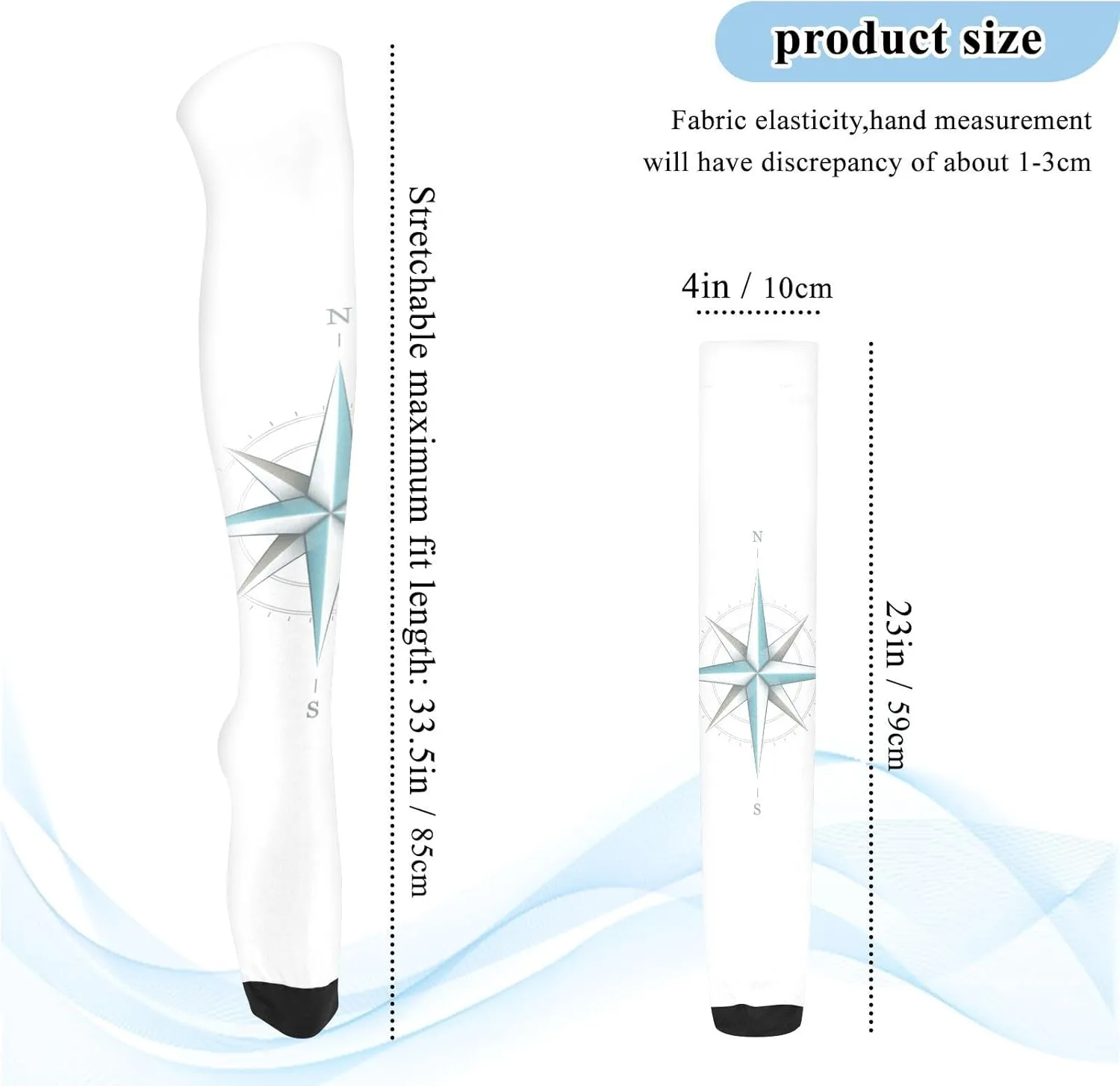 antibiotic momentous stinger sibling Knee Stock Casual Athletic Stockings Soft Breathable Socks for Women Running Cycling Hiking Long High 