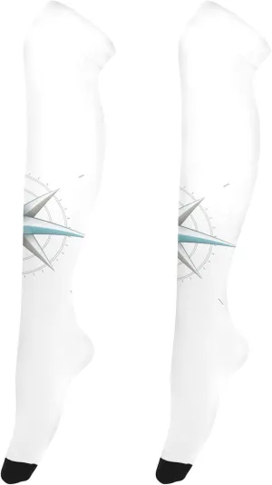antibiotic momentous stinger sibling Knee Stock Casual Athletic Stockings Soft Breathable Socks for Women Running Cycling Hiking Long High 