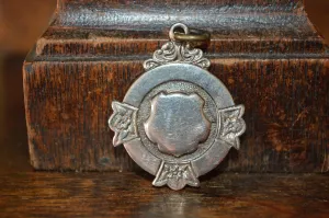 Antique Pocket Watch Fob English Silver Plated