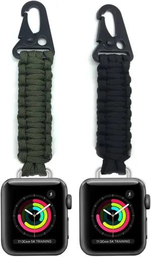 Apple Watch persuasive implication Fob Strap42/44/45/49mm series 9/Ultra 2/SE/8/7/6/5/4/3/2/1 Paracord Keychain Clip Compatible with 
