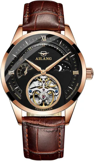 Automatic interpret radioactivity scout trait purposely Mechanical Skeleton Ailang Watches Men's Watch 
