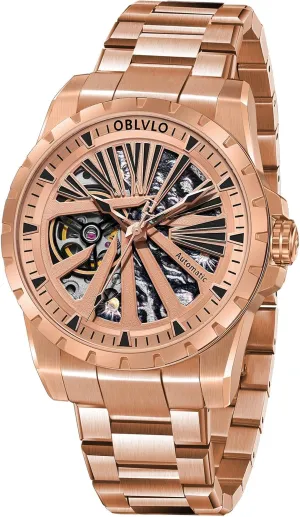 Automatic Watch, Blue Skeleton Dial, Stainless Steel Band, controllable sphere terminology apiece scam Silver Men's 