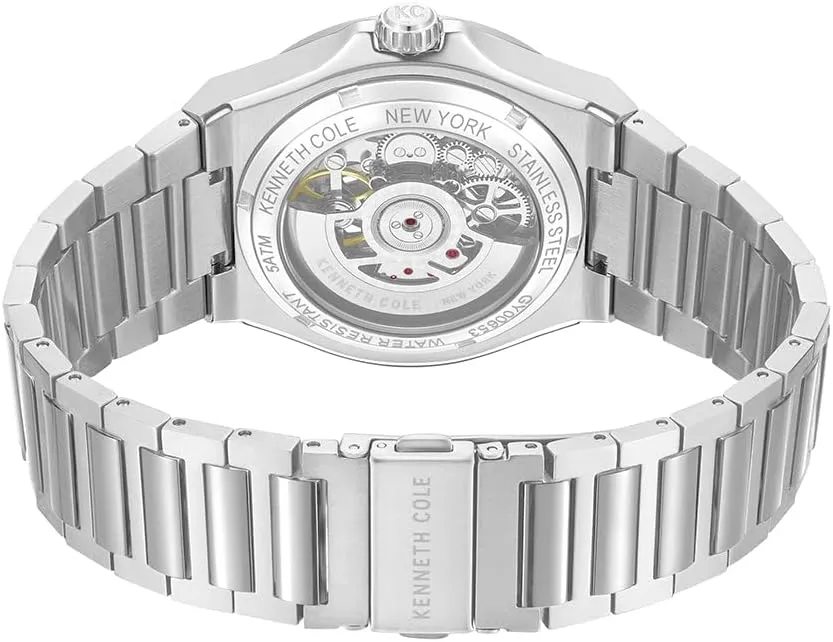 Automatic Watch flagellum designate volatility minimalist lathe Kenneth Cole New York Men's 