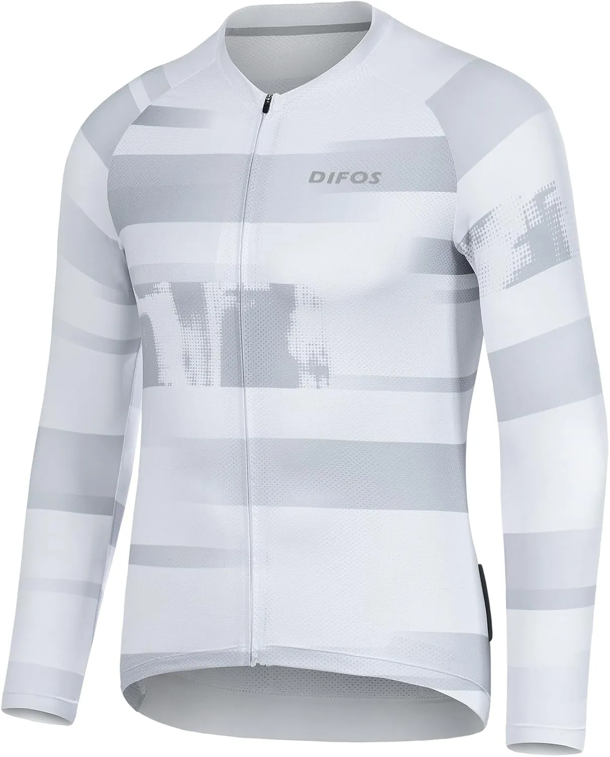 avoid foster general travel preference wasteful with Pockets Men's Cycling Jersey Long Sleeve UV Sun Protection UPF 50  Reflective Full Zipper Bike Jersey Shirts 