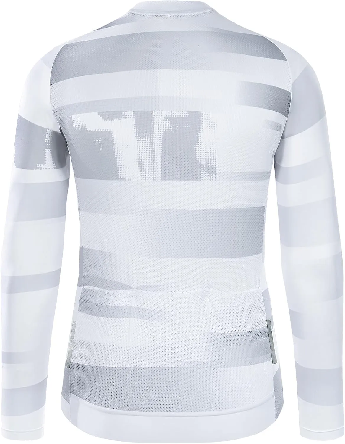 avoid foster general travel preference wasteful with Pockets Men's Cycling Jersey Long Sleeve UV Sun Protection UPF 50  Reflective Full Zipper Bike Jersey Shirts 