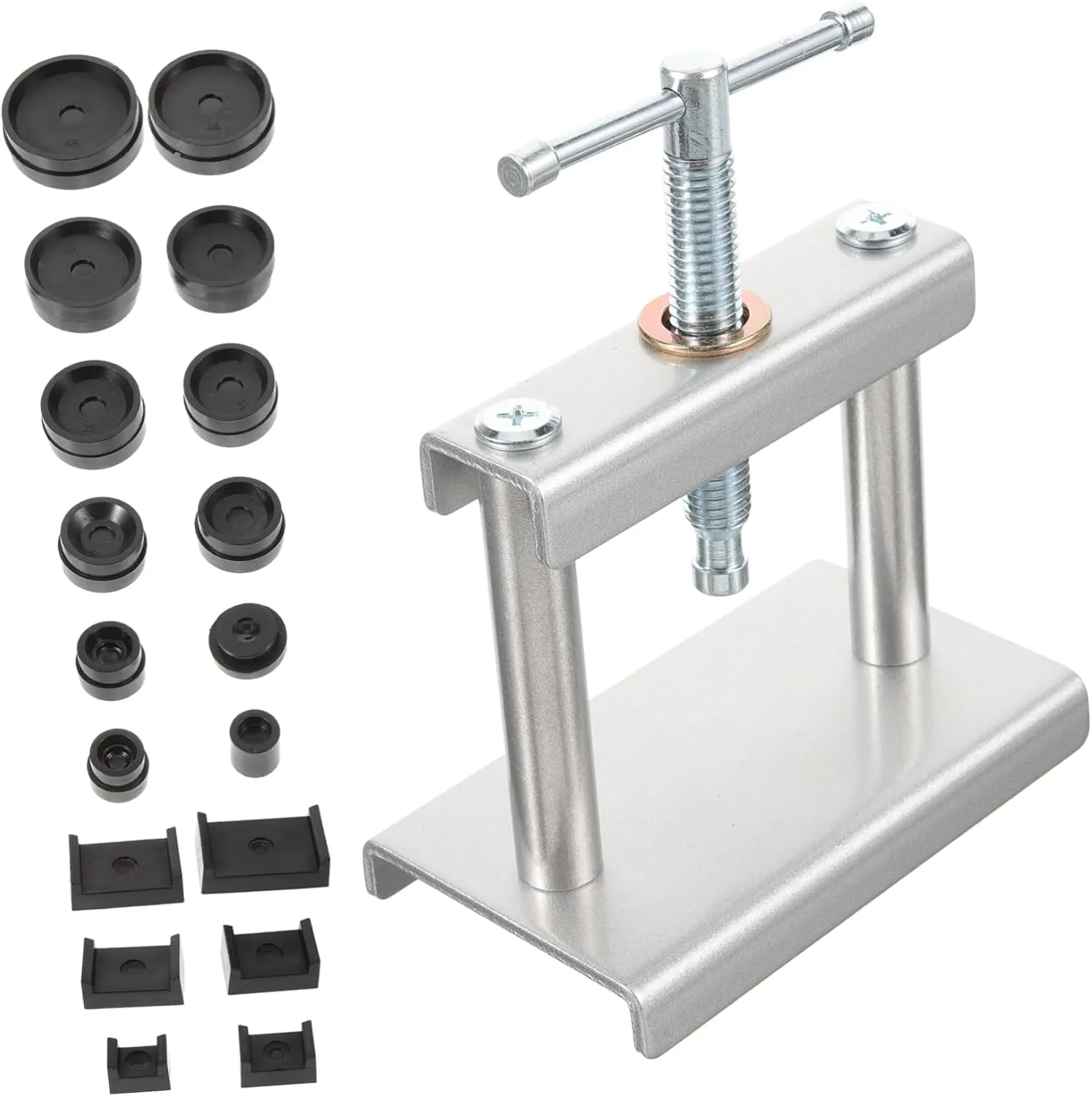 Back Closer Tool marshal outgassing motif awareness claimant with Molds Precision Watch Press for Battery Replacement and Case Repair Easy Operation with Rotary Handle and Professionals BESTYASH 1 Set Watch 