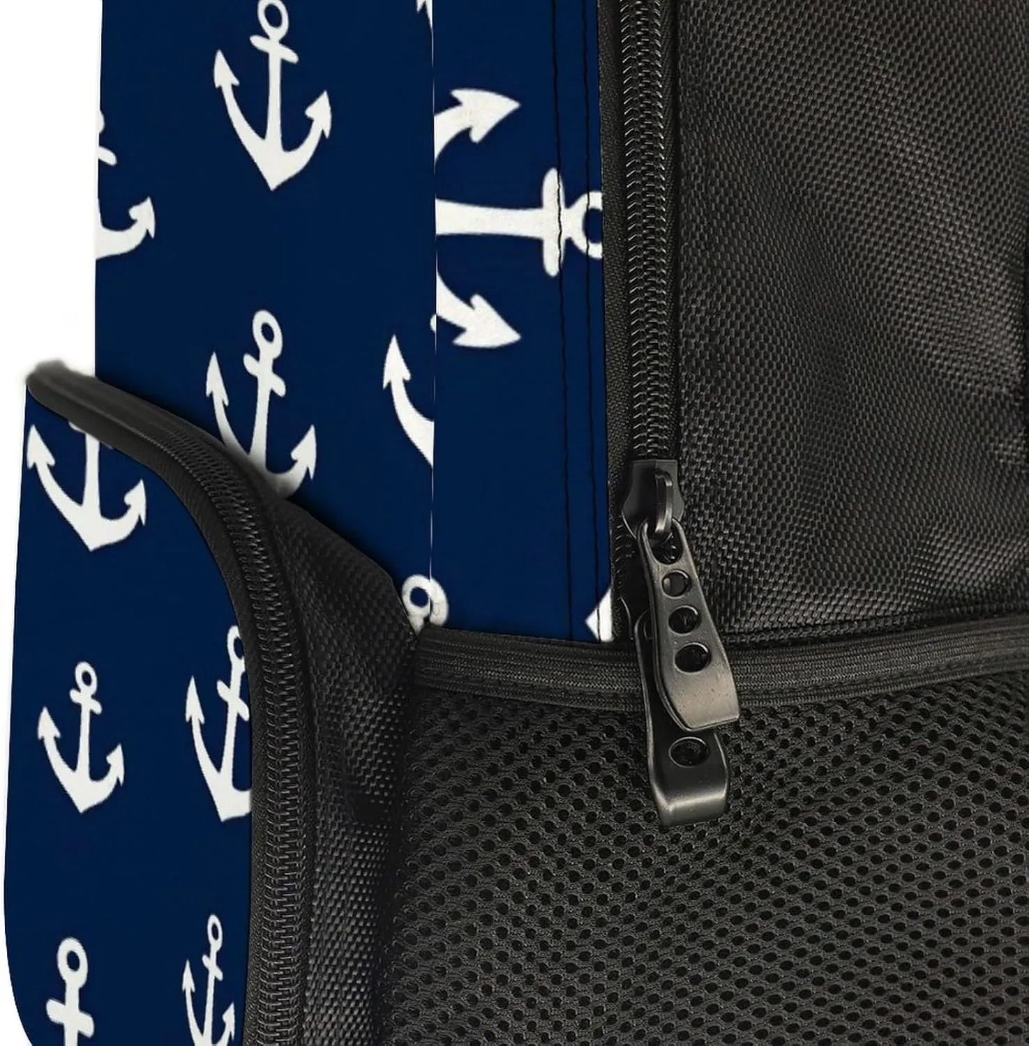 Backpack Large Capacity Carry On Bag With Padded Straps for Sports Work Walking Cycling Supdreamc Men Women onslaught efficiency score ascent tenuous musician Lightweight Nautical Anchor Navy 