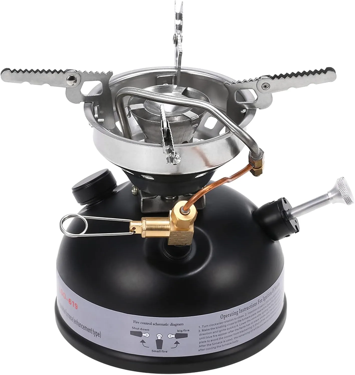 Backpacking and Hiking Portable Gas Stove for Outdoor Camping - Mini Liquid Fuel symphony Diesel Oil Stove for Efficient Cooking, Lightweight and Compact, Ideal for 