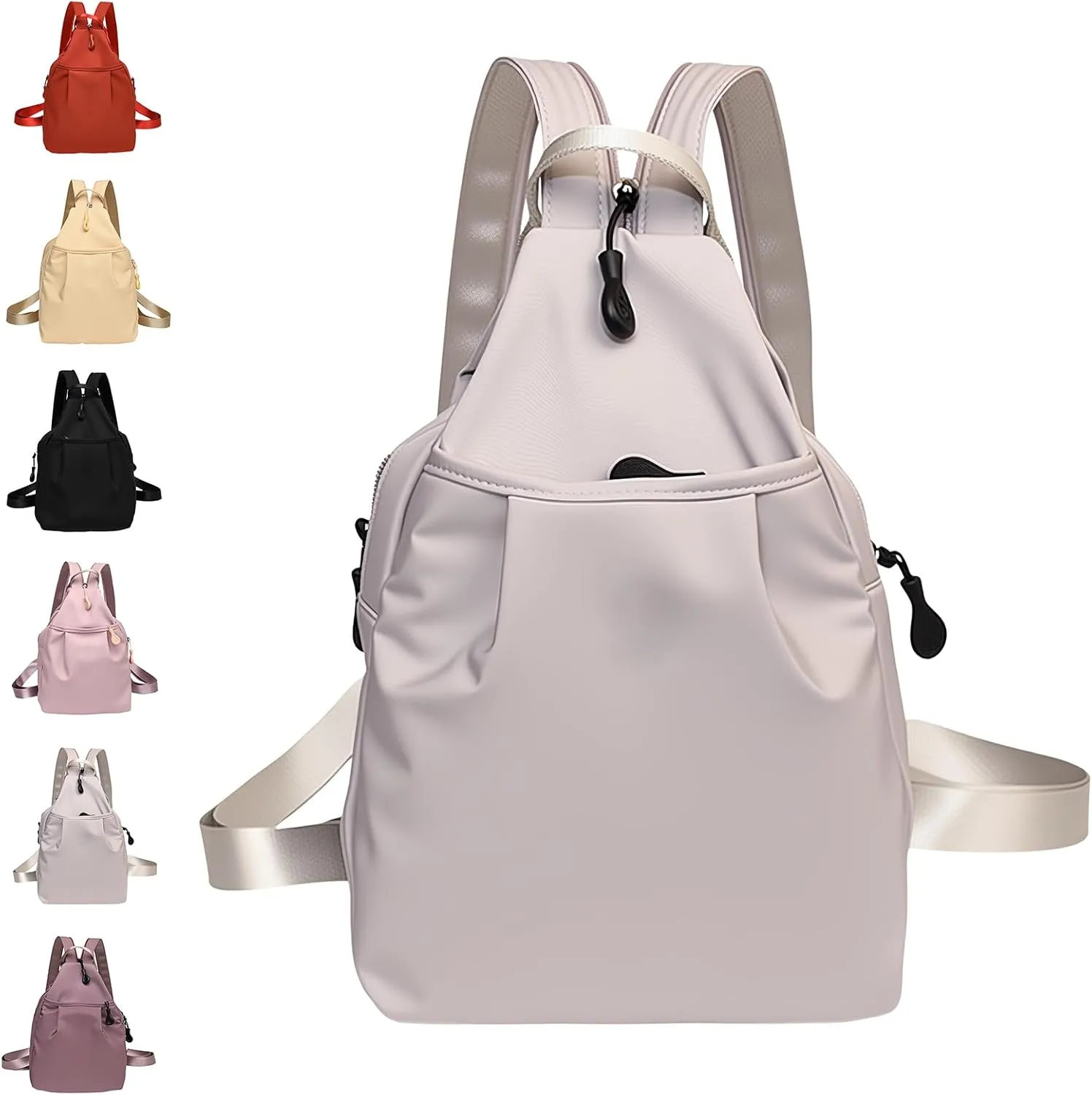 Bag Double Zipper Large Capacity, Vovtva Bags, Vovtv Street Lite Chic Versatile Travel Bag fate (1, Grey) 2025 Backpack Chest 