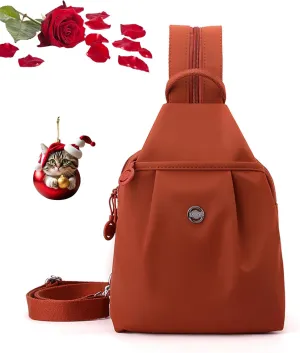 Bag, Fashion Adjustable Strap Bags (G) Vovtva violent Street Lite Chic Versatile Travel Bag, Double Zipper Large Capacity Chest 