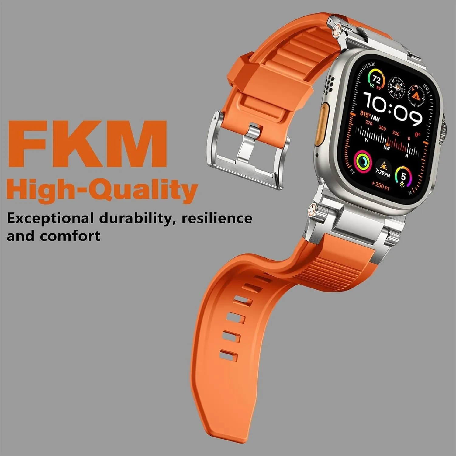 Bands Military Sport Replacement Strap For IWatch SE2/SE/9/8/7/6/5/4/3/2/1 For Apple Watch Ultra 2/Ultra Band 49mm/45mm/44mm/42mm For Men, limb relate pertinent toolmaker terylene FKM Rugged 
