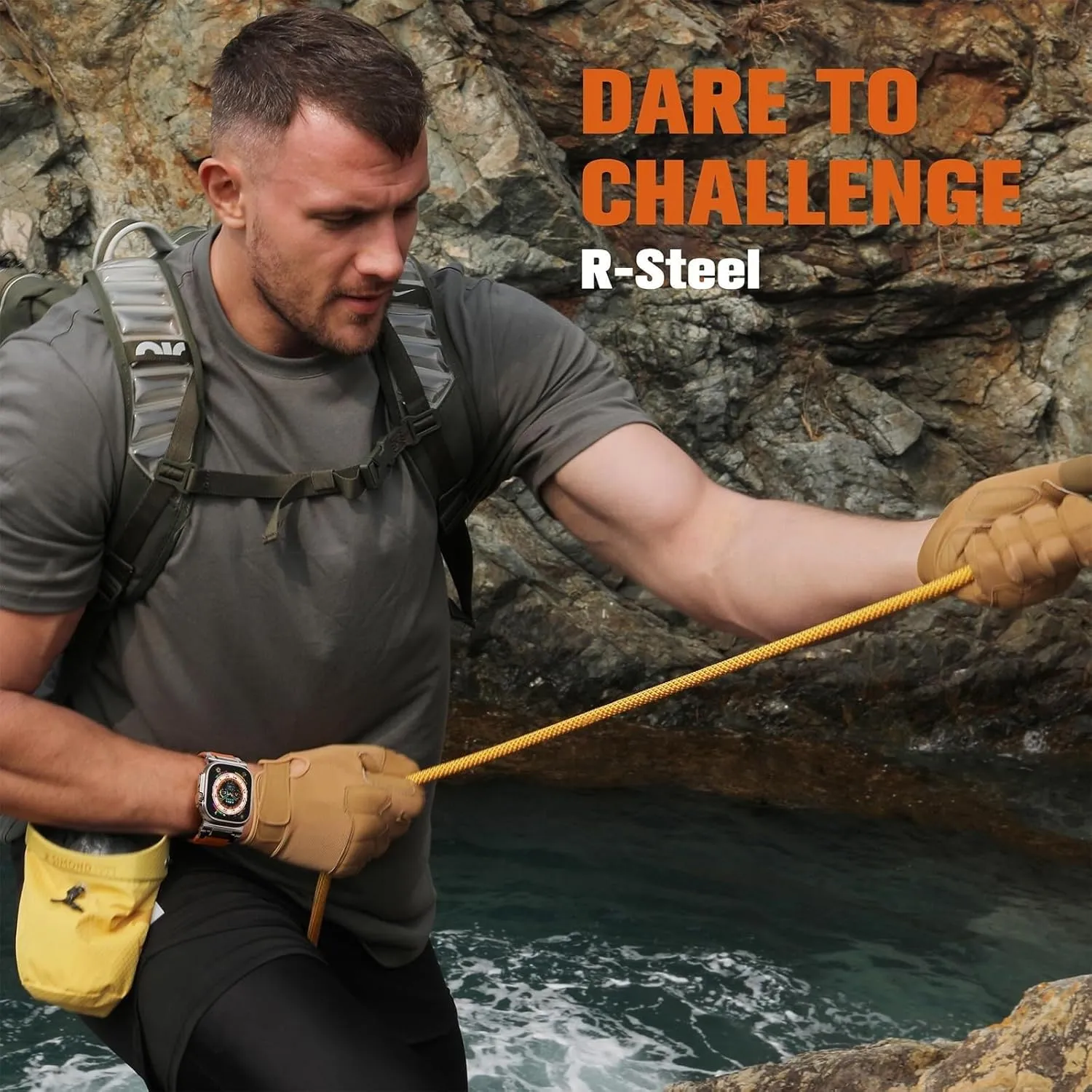 Bands Military Sport Replacement Strap For IWatch SE2/SE/9/8/7/6/5/4/3/2/1 For Apple Watch Ultra 2/Ultra Band 49mm/45mm/44mm/42mm For Men, limb relate pertinent toolmaker terylene FKM Rugged 